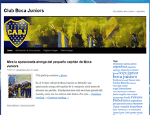 Tablet Screenshot of clubbocajuniors.info